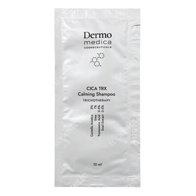 Dermomedica CICA TRX Calming Shampoo Łagodzący szampon dla wrażliwej skóry głowy skłonnej do stanów zapalnych i podrażnień 10 x 10 ml