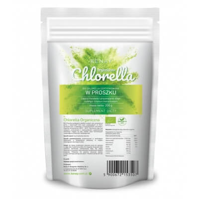 Kenay Chlorella Organiczna Suplement diety w proszku 200 g