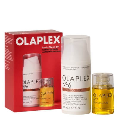 Olaplex Iconic Stylers Set ZESTAW Krem stylizujący bez spłukiwania 100 ml + Olejek do włosów 30 ml