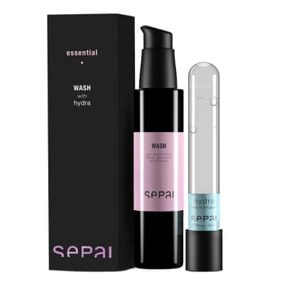 Sepai Wash Enzymatic Cleanser + Hydra Bloom Infusion ZESTAW Enzymatyczny preparat oczyszczający o właściwościach matujących 125 ml + Esencja nawilżająca 20 ml