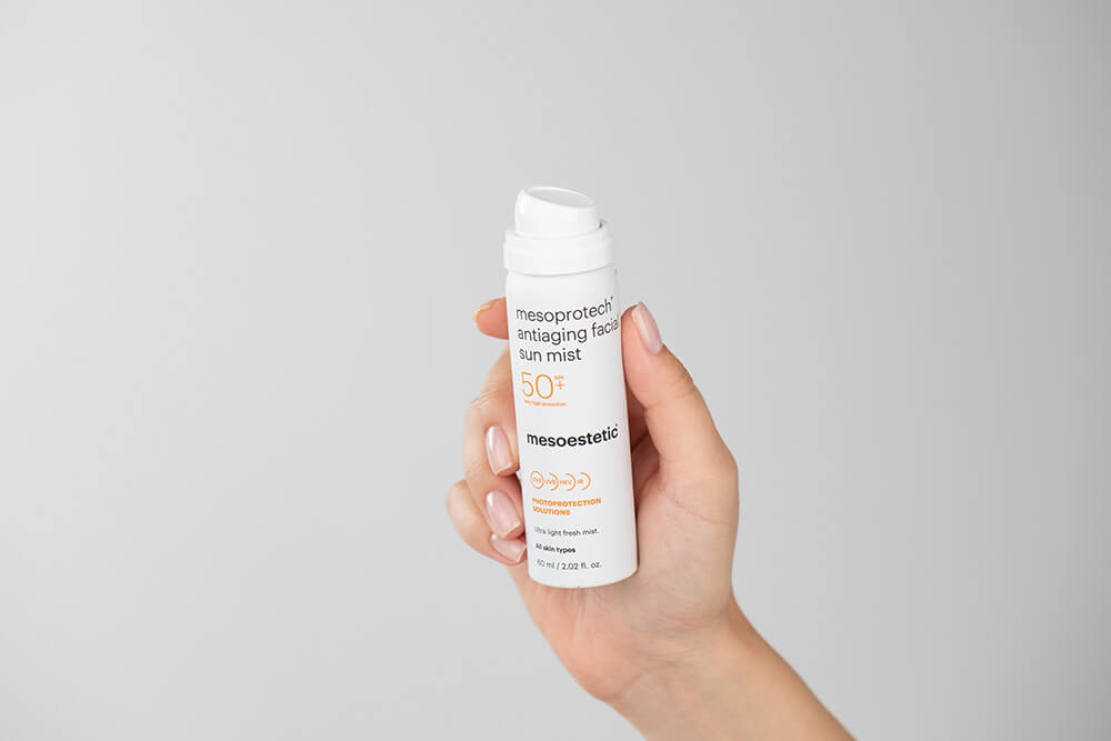 Mesoestetic Mesoprotech Antiaging Facial Sun Mist SPF 50+ Mgiełka do twarzy 50 ml