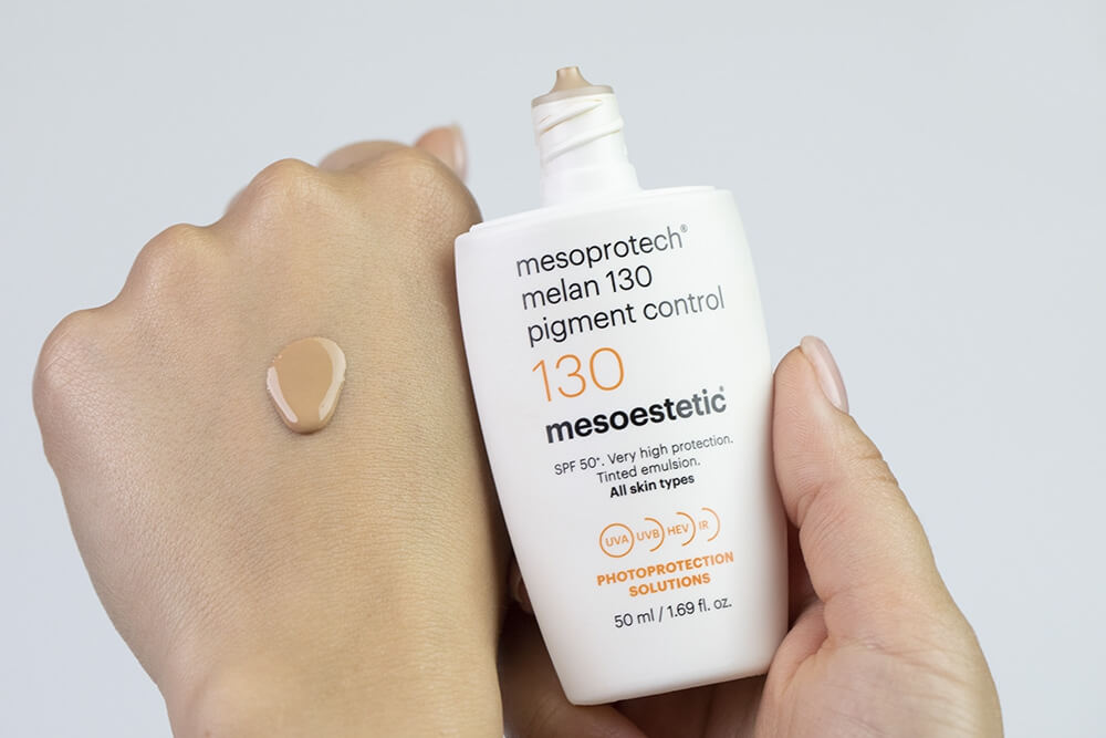 Mesoestetic Mesoprotech Melan 130 SPF 50+ Fluid koloryzujący 50 ml