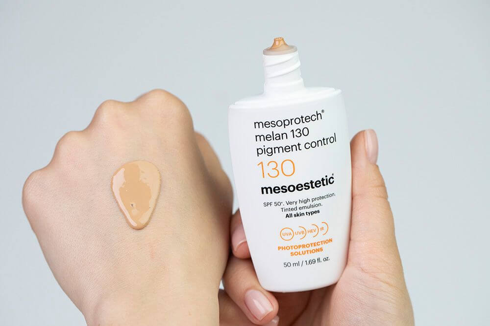 Mesoestetic Mesoprotech Melan 130 SPF 50+ Fluid koloryzujący 50 ml