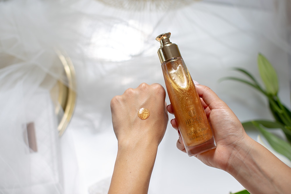 Herla Gold Body Elixir Złoty elixir do ciała z drobinkami 100 ml