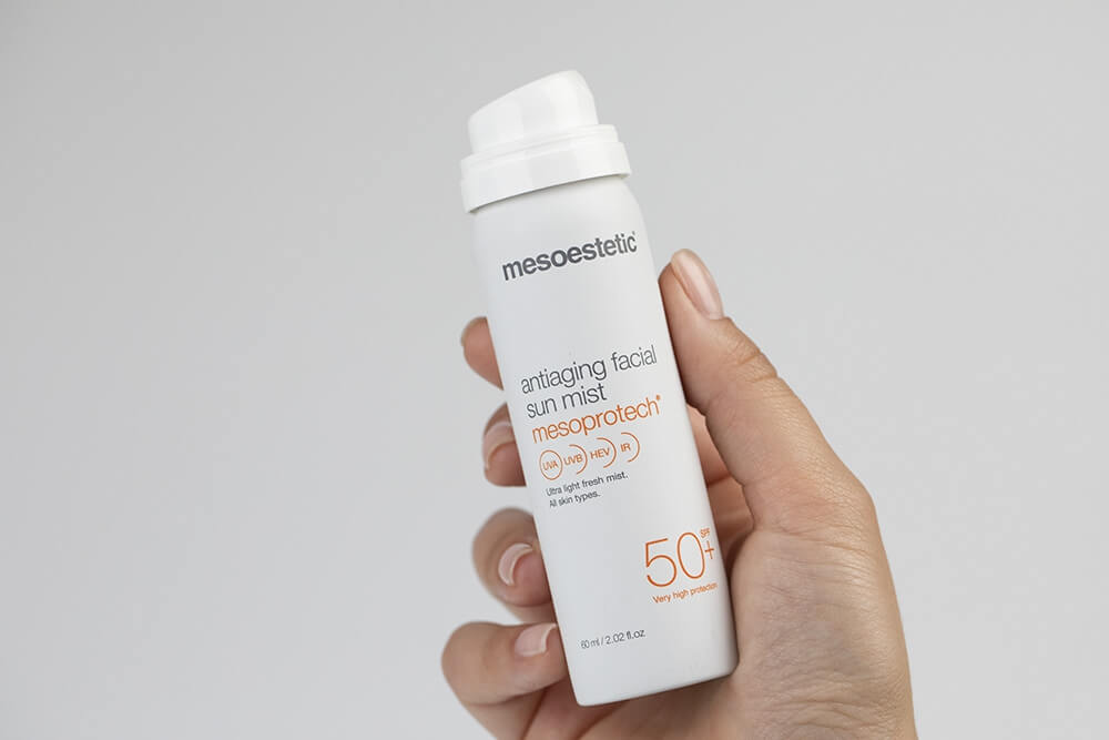 Mesoestetic Mesoprotech Antiaging Facial Sun Mist SPF 50+ Mgiełka do twarzy 50 ml