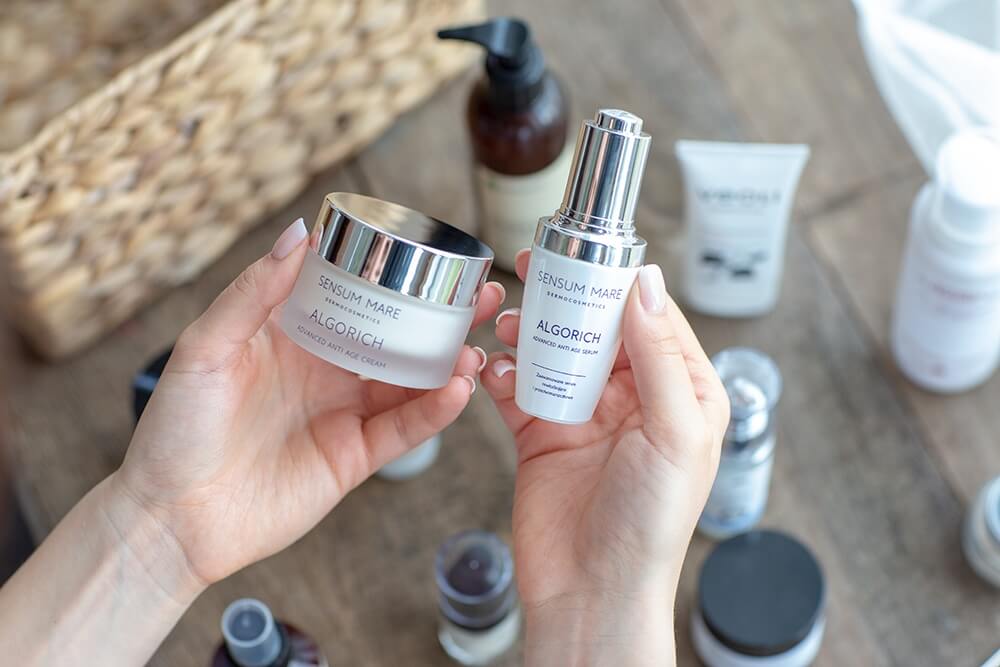 Sensum Mare AlgoRich Advanced Anti Age Cream Zaawansowany krem rewitalizujący i przeciwzmarszczkowy o bogatej konsystencji 50 mlSensum Mare AlgoRich Advanced Anti Age Serum Serum rewitalizujące i przeciwzmarszczkowe 35 ml