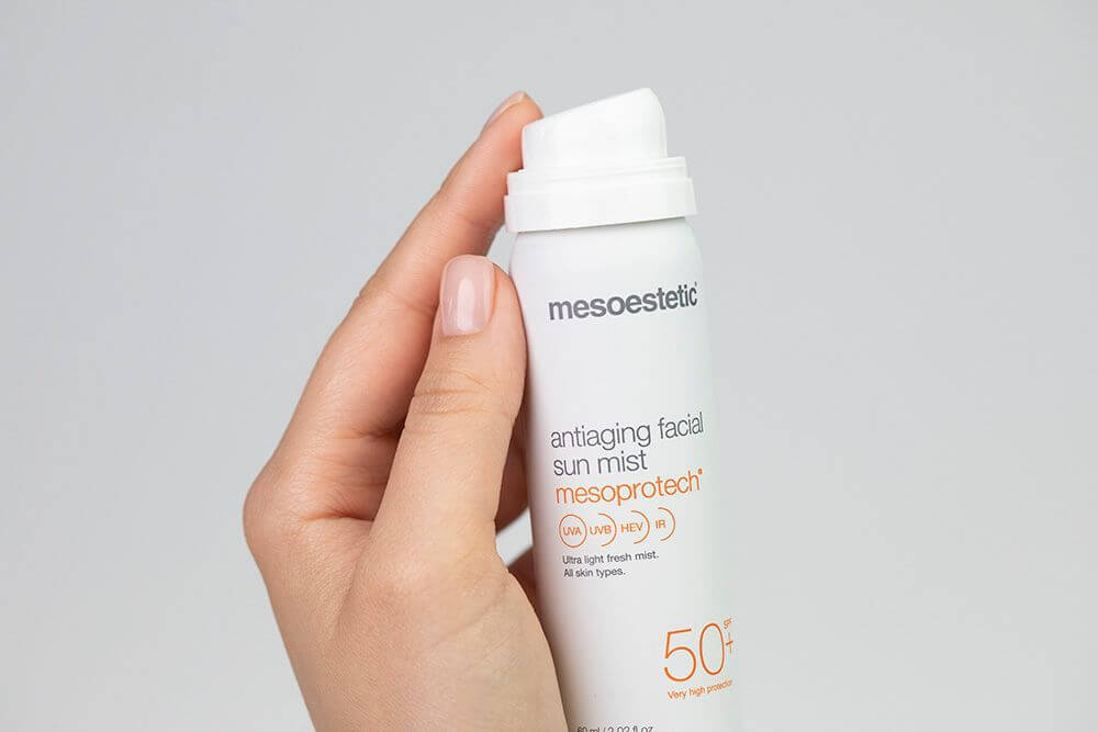 Mesoestetic Mesoprotech Antiaging Facial Sun Mist SPF 50+ Mgiełka do twarzy 50 ml