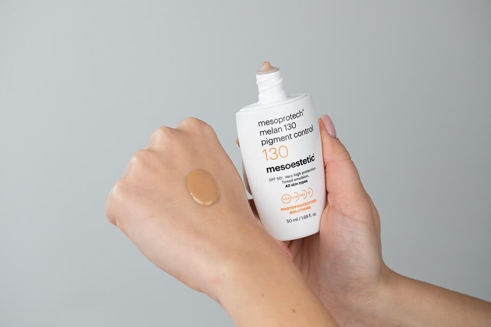 Mesoestetic Mesoprotech Melan 130 SPF 50+ Fluid koloryzujący 50 ml