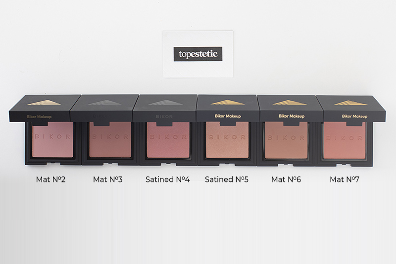 Bikor Como Blush Róż - N°6 Carmel Peach Mat (matowy) 8 g