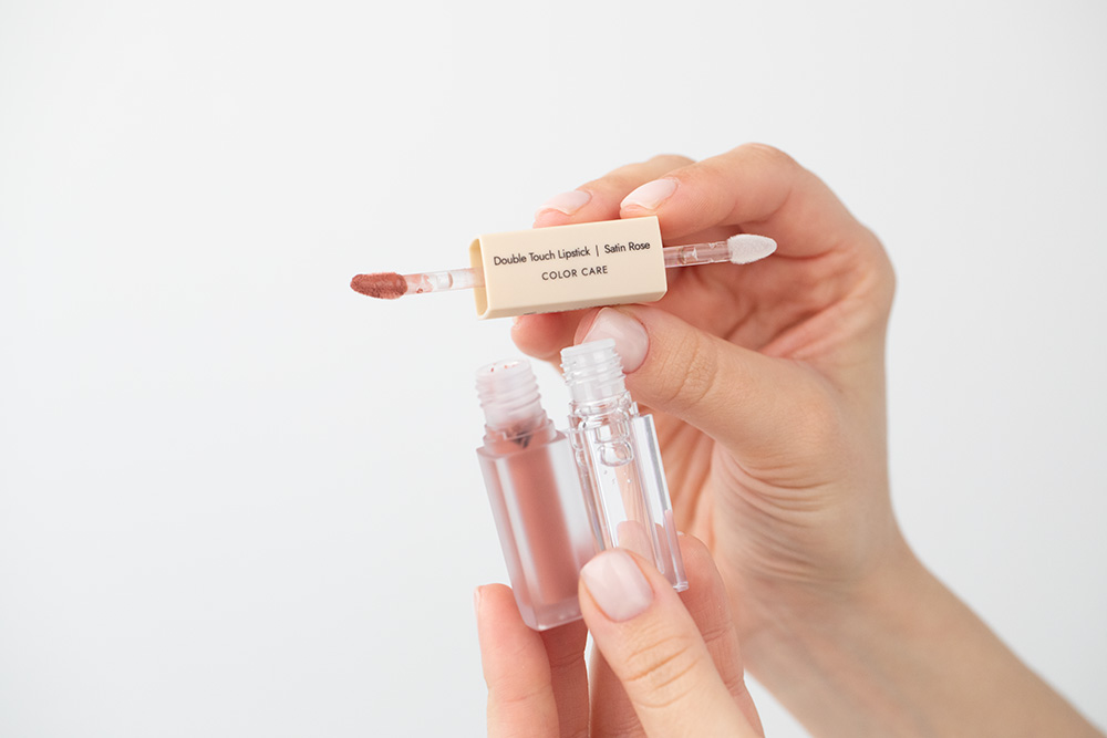 Dermomedica Double Touch Lipstick Dwufazowa pomadka (kolor Satin Rose) 2x 1.72 ml