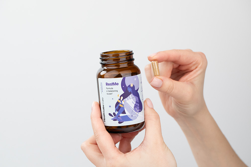 Health Labs Care RestMe Formuła z melatoniną 60 kapsułek