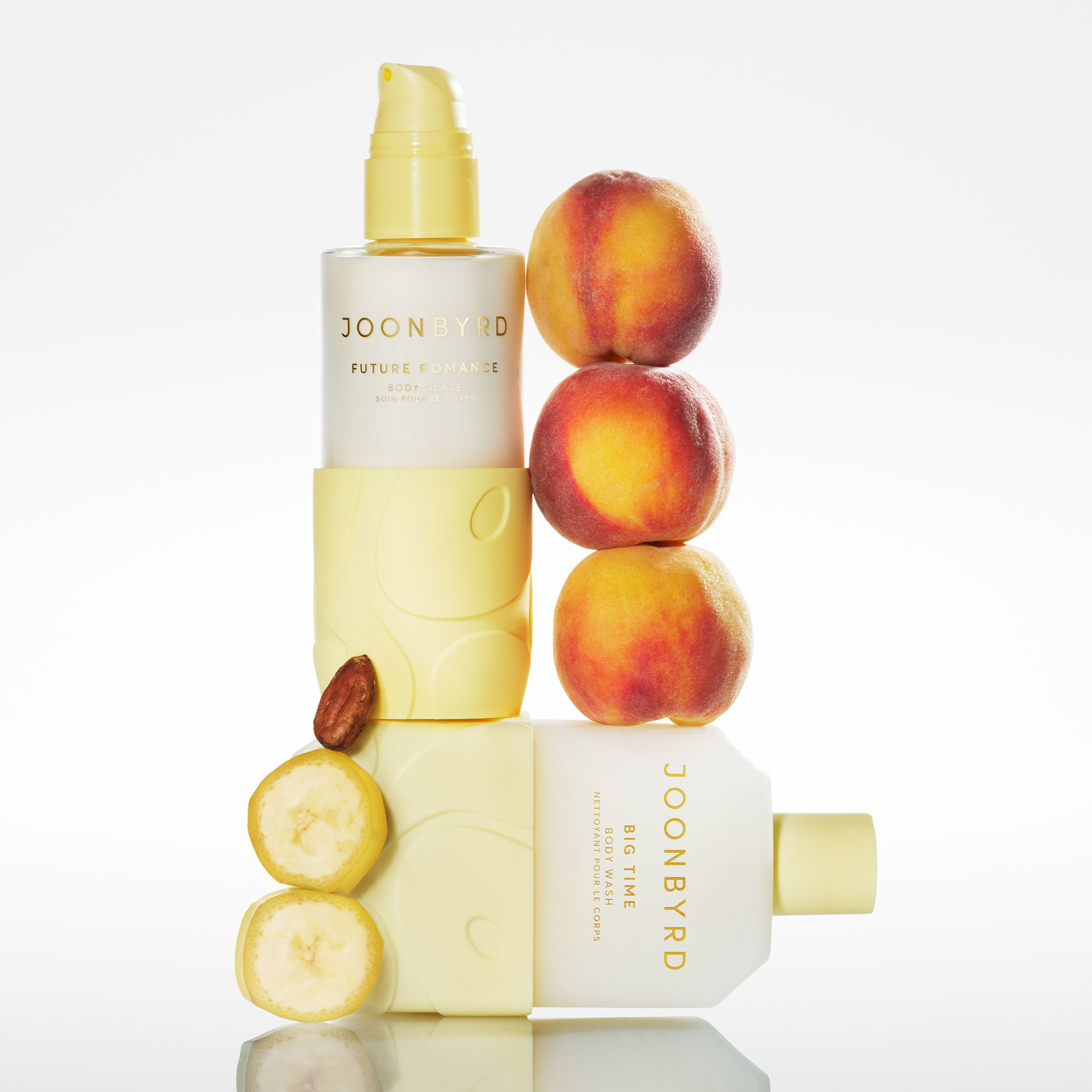 Joonbyrd Big Time Body Wash Energetyzujący żel pod prysznic o nutach zapachowych piżma, brzoskwini, banana, kakao i fasoli tonka 350 ml