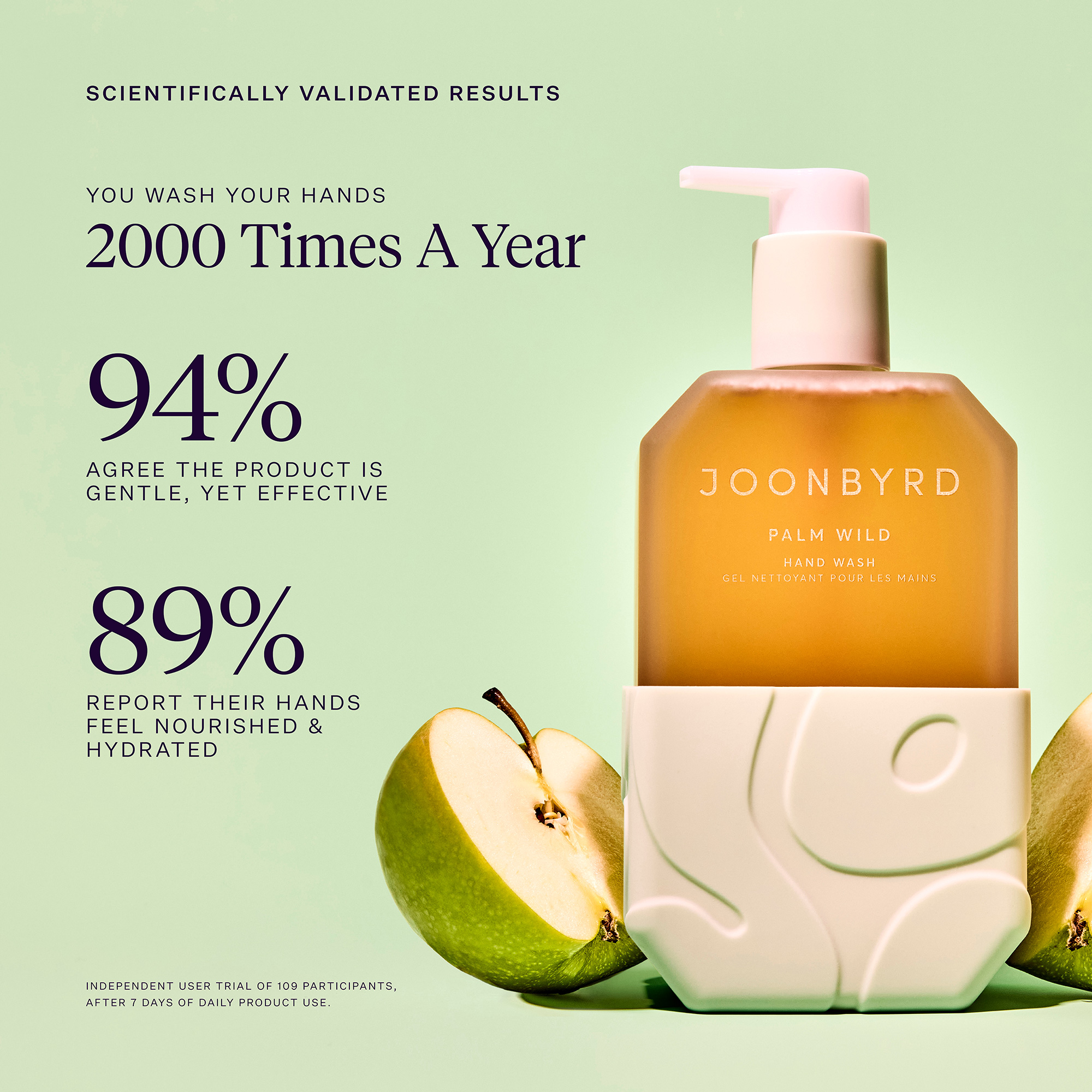 Joonbyrd Palm Wild Hand Wash Płyn do mycia rąk o nutach zapachowych bursztynu, jaśminu, brązowego cukru i pomarańczy 300 ml