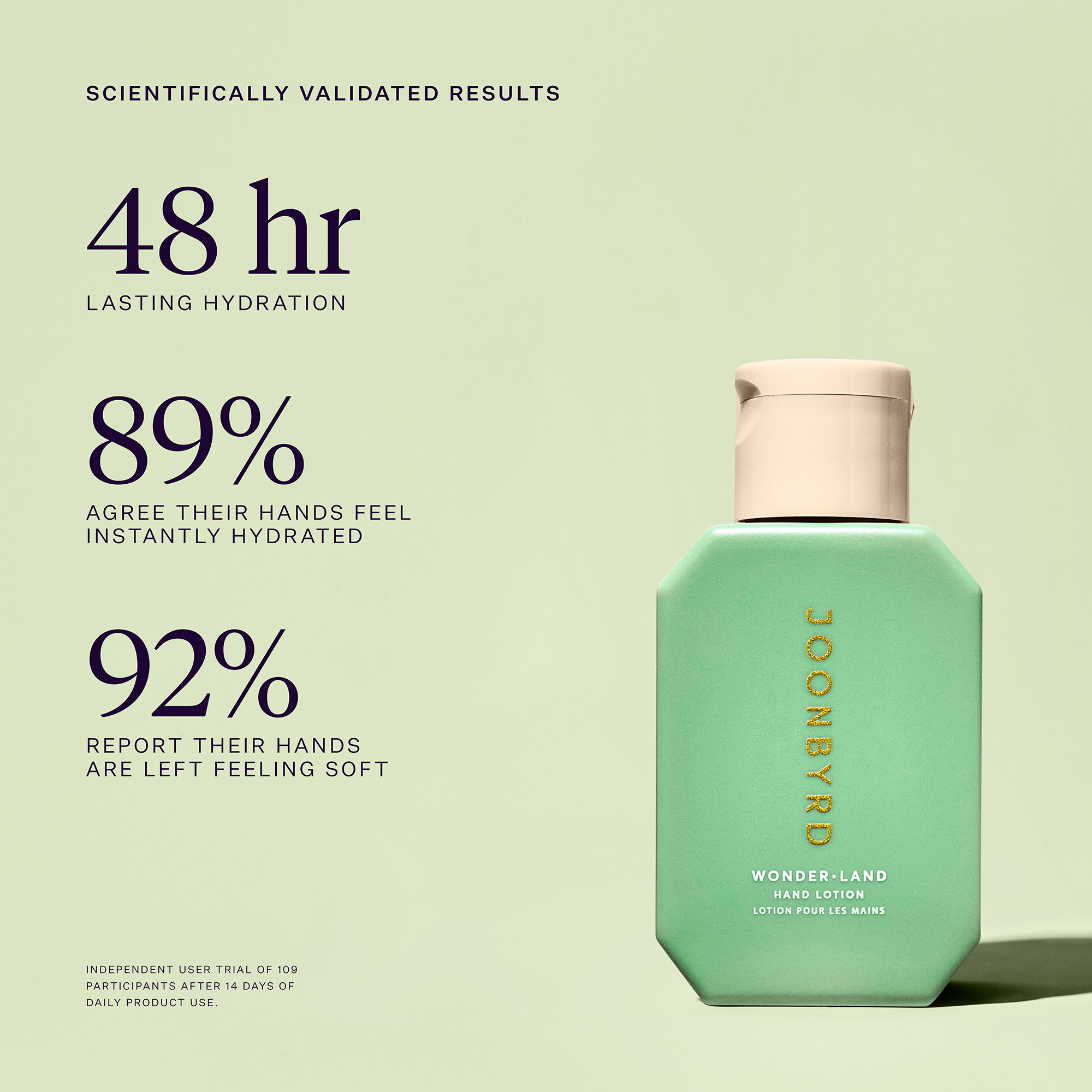 Joonbyrd Wonder Land Hand Lotion Balsam do rąk o nutach zapachowych bursztynu, jaśminu, brązowego cukru i pomarańczy 50 ml