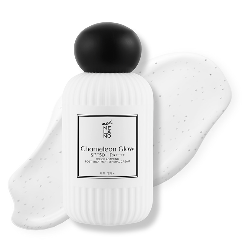 MedMelano Chameleon Glow! Color Adapting Post - Treatment Mineral Cream SPF 50+ PA ++++ Mineralny, pozabiegowy krem fotoprotekcyjny adaptujący się do koloru skóry 50 ml