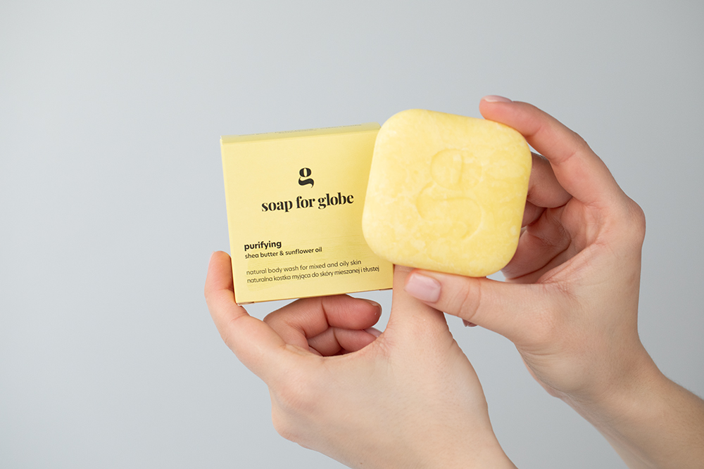 Soap For Globe Purifying Kostka myjąca do skóry z niedoskonałościami 1 szt.