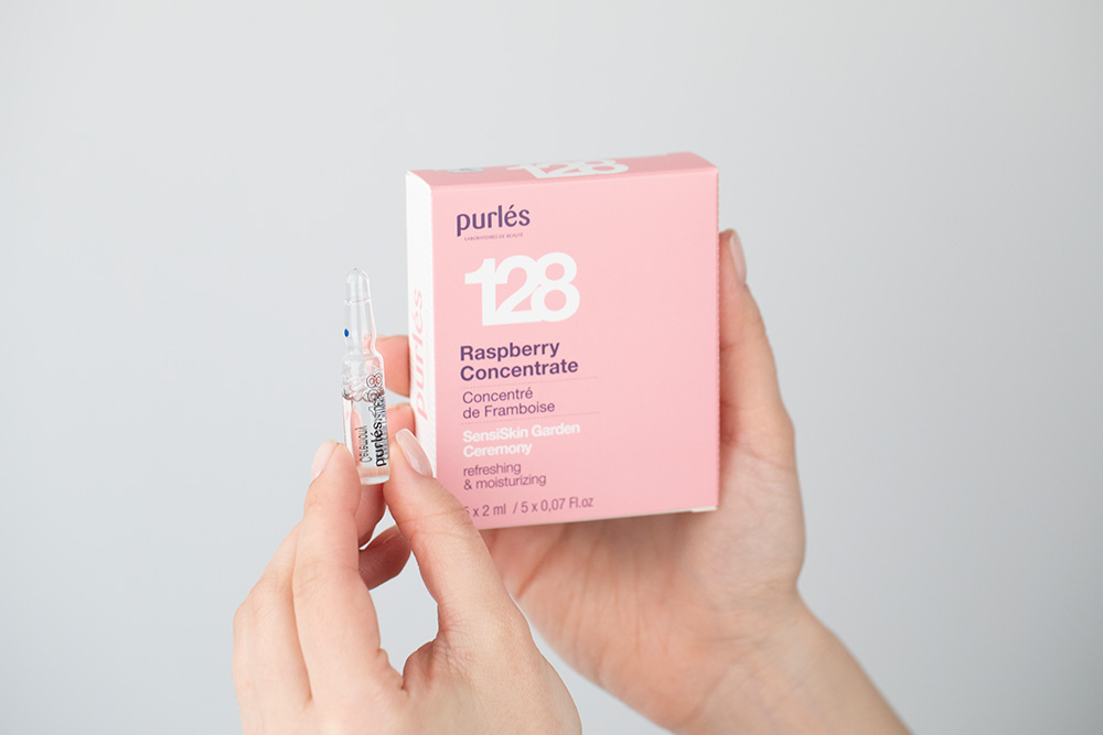 Purles 128 Raspberry Concentrate Kojący koncentrat malinowy 5 x 2 ml