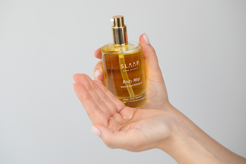 Slaap Body Map Ujędrniający olejek do ciała i biustu 100 ml