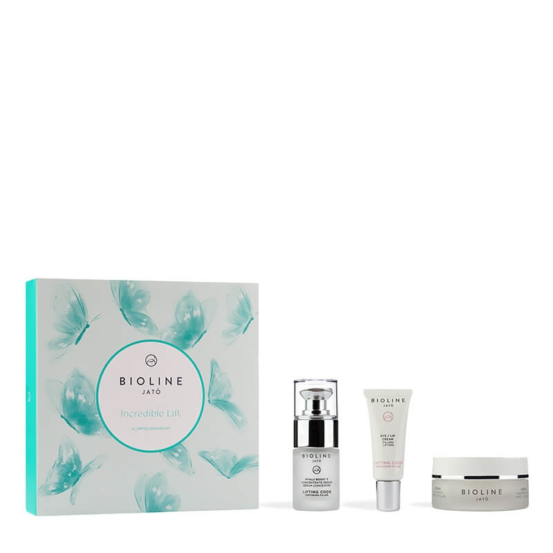 Bioline Jato Incredible Lift ZESTAW Serum 15 ml + Krem odżywczy 50 ml + Krem do pielęgnacji oczu i ust 8 ml