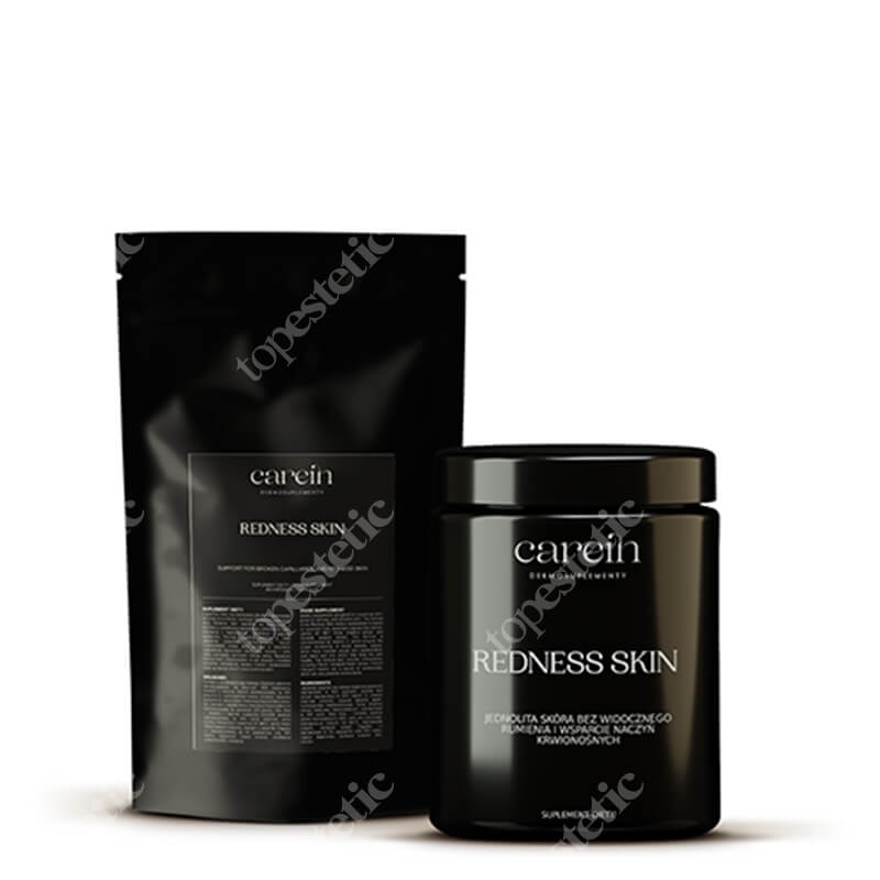 Carein Redness Skin 60 Days ZESTAW Kuracja 60 dni : Wzmocniona skóra bez pękających naczynek i rumienia 60 kaps + Uzupełnienie 60 kaps