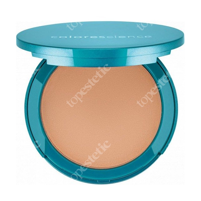 Colorescience Natural Finish Pressed Foundation SPF 20 Minerały prasowane w kompakcie kolor Medium Bisque (All Even) jasny ciepły 12 g