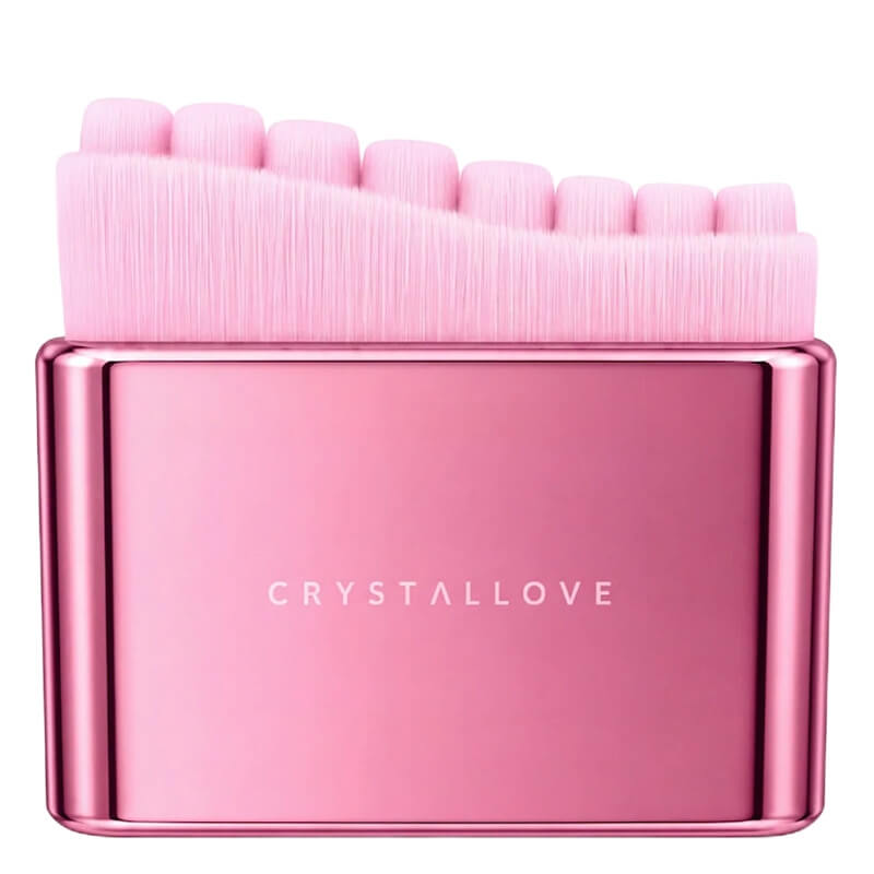Crystallove V-Shape Contour Face Brush Pink Szczotka do drenażu limfatycznego twarzy, szyi i dekoltu 1 szt
