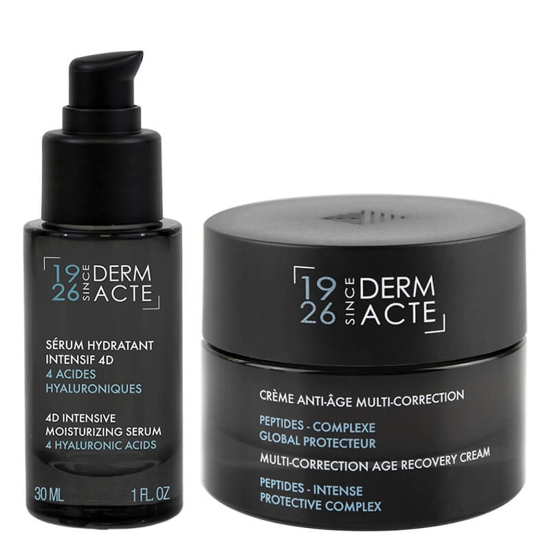 Derm Acte Moisturizing + Age Recovery ZESTAW Intensywne serum nawilżające 30 ml + Odmładzający krem peptydowy 50 ml