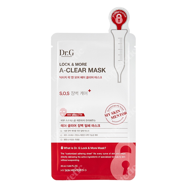 Dr G Lock&amp;More A Clear Maseczki w płachcie 1 szt.
