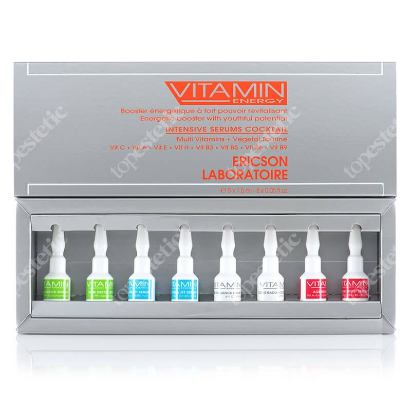 Ericson Laboratoire Vitamin Energy Intensive Serums Coctail ZESTAW Serum 8x 1,5 ml