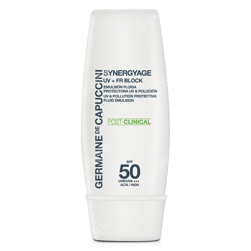 Germaine de Capuccini UV &amp; Pollution Protective Fluid Emulsion SPF 50 Krem z wysoką ochroną, pozabiegowy 30 ml
