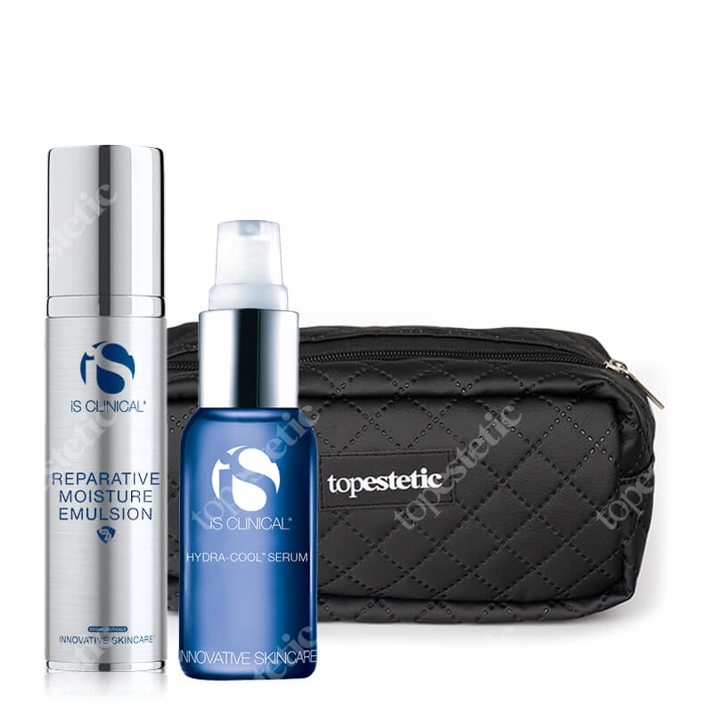 iS Clinical Pielęgnacja Nawilżająca ZESTAW Serum nawilżające 30 ml + Krem nawilżający 50 g + Kosmetyczka 1 szt
