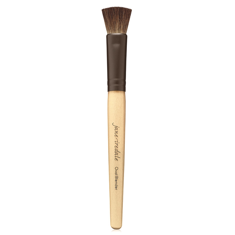 Jane Iredale Oval Blender Brush Pędzel idealny do aplikacji bronzera oraz różu
