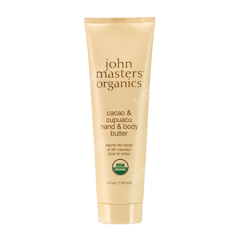 John Masters Organics Cacao &amp; Cupucacu Hand &amp; Body Butter Mus do rąk i ciała z ekstraktem z kakao i masłem cupuacu 118 ml