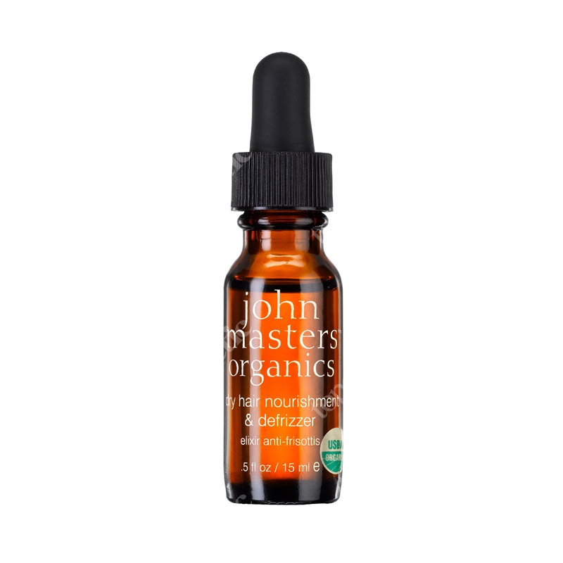 John Masters Organics Dry Hair Nourishment &amp; Defrizzer Odżywka do suchych włosów - działanie wygładzające 15 ml