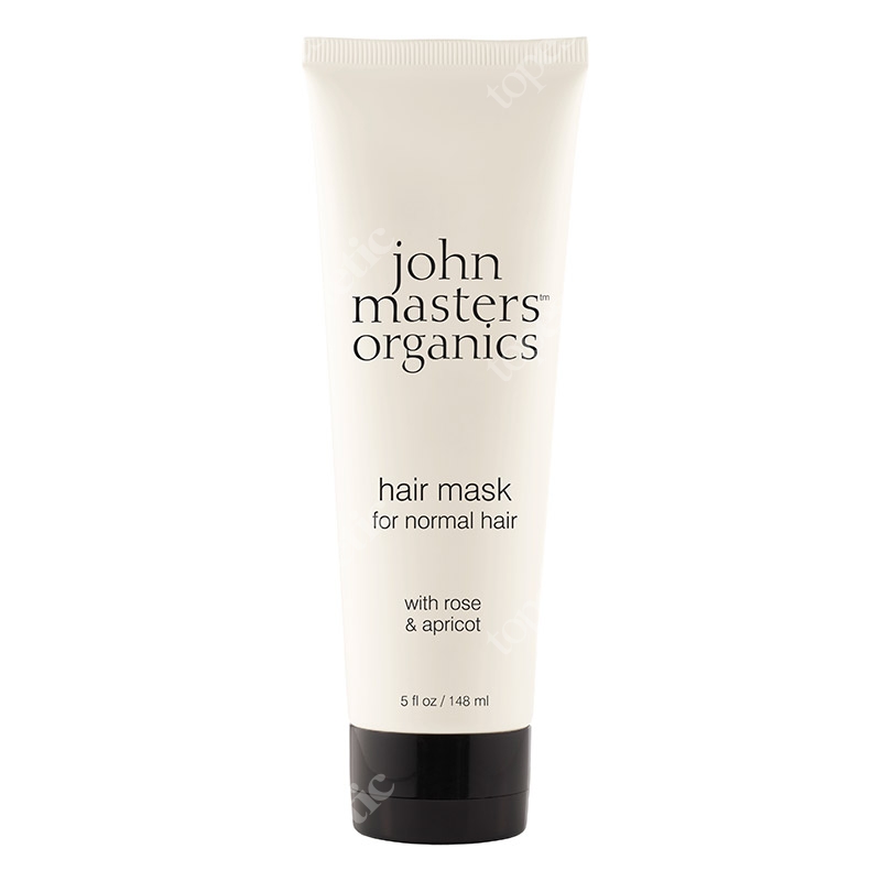 John Masters Organics Hair Mask For Normal Hair Róża i morela – maska do włosów normalnych 148 ml