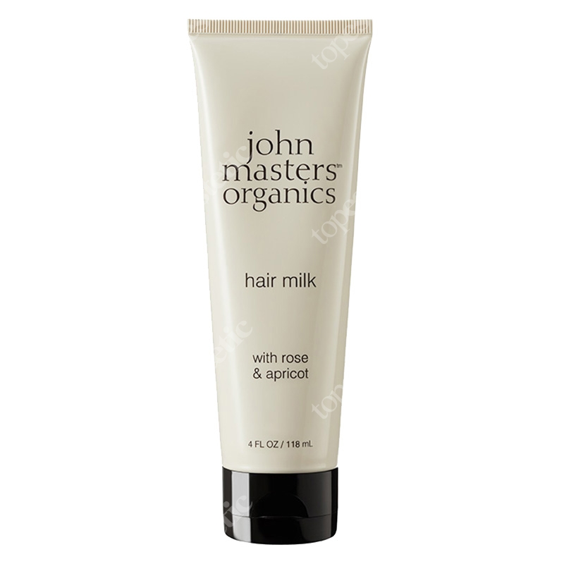 John Masters Organics Hair Milk With Rose &amp; Apricot Mleczko do włosów z różą i morelą 118 ml