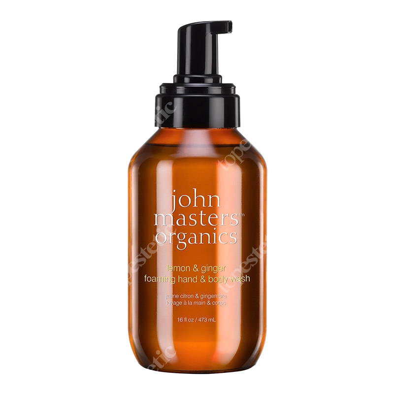John Masters Organics Lemon &amp; Ginger Foaming Hand &amp; Body Wash Cytryna &amp; Imbir delikatny żel do mycia rąk 473 ml