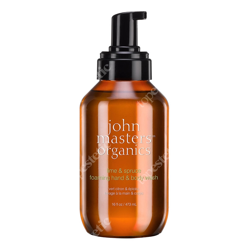 John Masters Organics Lime &amp; Spruce Foaming Hand &amp; Body Wash Limonka &amp; Świerk- delikatny żel do mycia rąk 473 ml