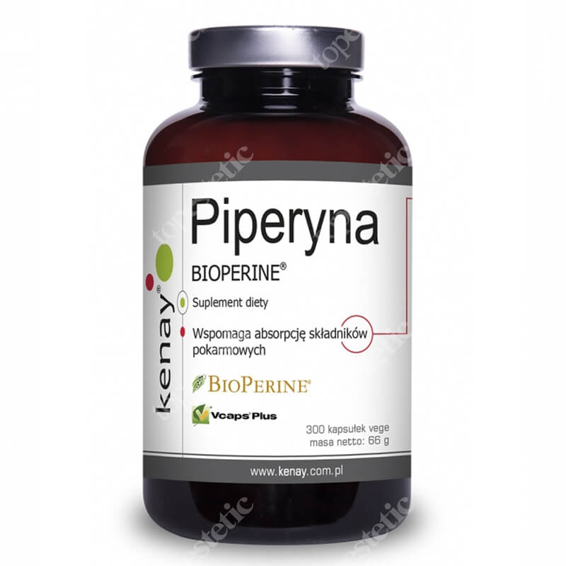 Kenay Piperyna Bioperine Ekstrakt z czarnego pieprzu 300 kapsułek