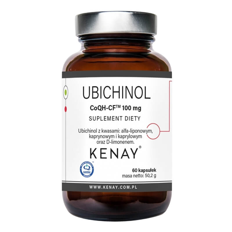 Kenay Ubichinol CoQH-CF 100 mg Suplement diety 60 kapsułek