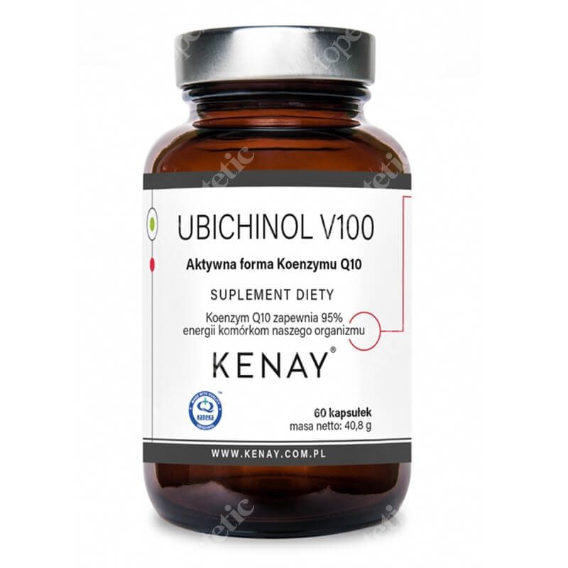Kenay Ubichinol V100 Aktywna forma Koenzymu Q10 60 kapsułek