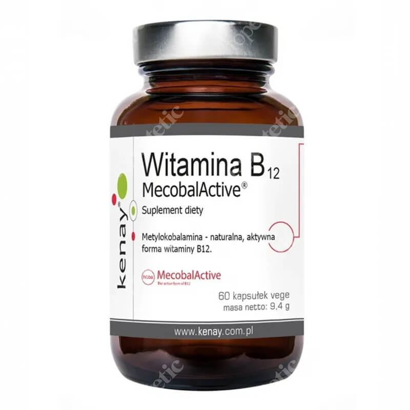 Kenay Witamina B12 MecobalActive Metylokobalamina 60 kapsułek