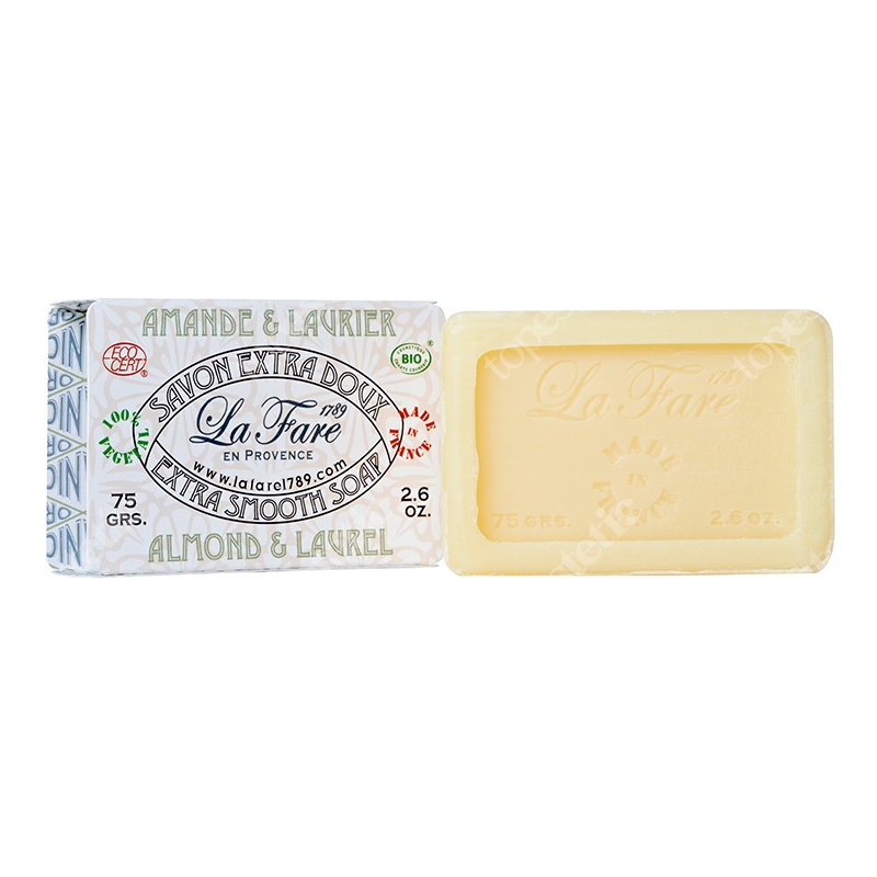 La Fare Extra Smooth Soap Almond Laurel Delikatne mydło 75 g
