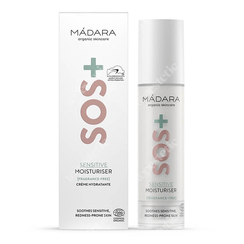 Madara SOS + Sensitive Moisturizer Kojący krem na dzień 50 ml