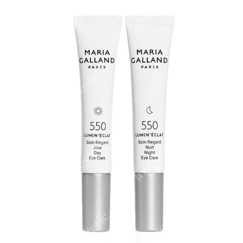 Maria Galland Day and Night Eye Care Duo (550) Rozświetlające i regenerujące DUO na okolice oczu 2 x 10 ml