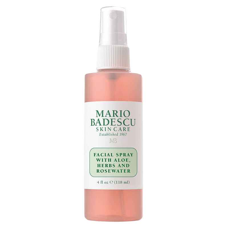 Mario Badescu Facial Spray With Aloe, Herbs And Rosewater Rewitalizująca mgiełka do twarzy z aloesem, ziołami i wodą różaną 118 ml
