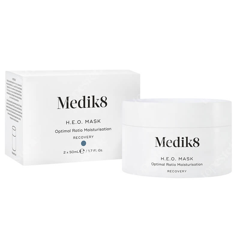 Medik8 H.E.O. Mask Dwustopniowa, głęboko nawilżająca maska na noc 2 x 50 ml