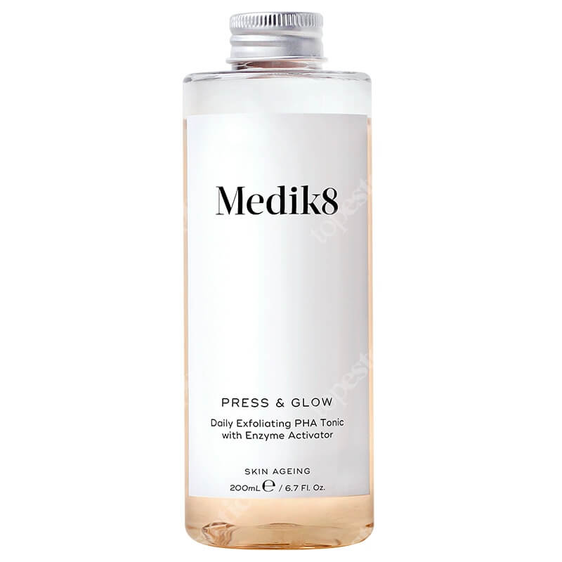 Medik8 Press &amp; Glow Refill Tonik z 5,5% glukonolaktonem (wkład) 200 ml