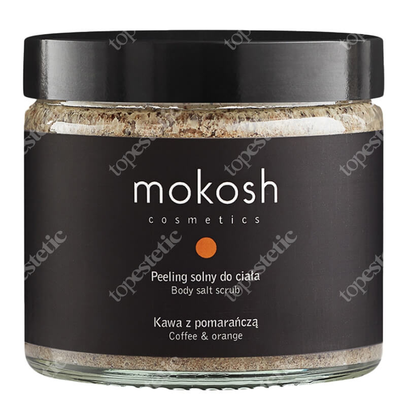 Mokosh Body Salt Scrub Coffee &amp; Orange Peeling solny do ciała - kawa z pomarańczą 300 g