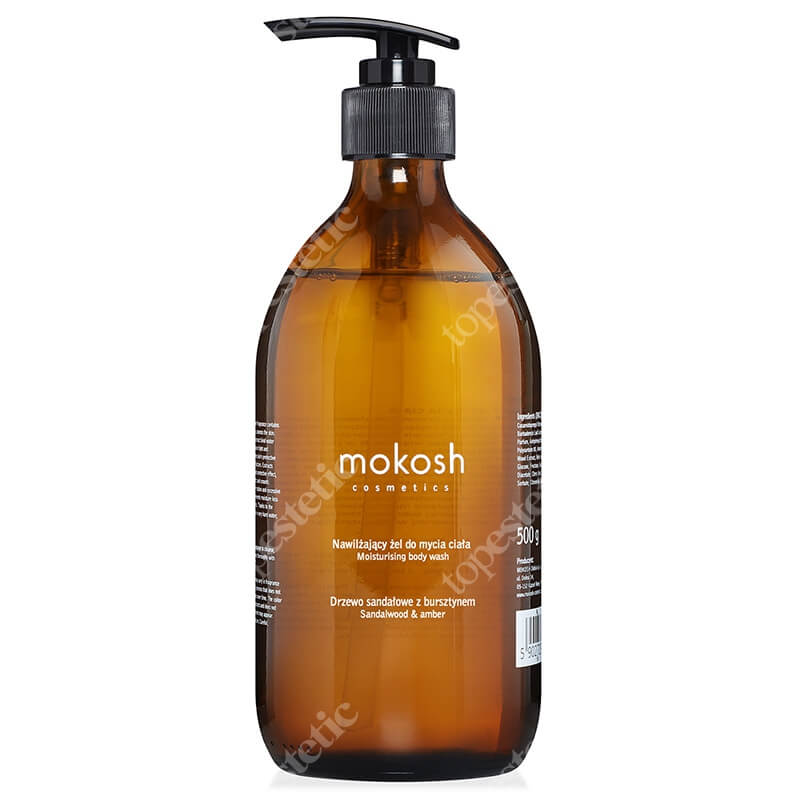 Mokosh Moisturising Body Wash Sandalwood &amp; Amber Nawilżający żel do mycia ciała - Drzewo sandałowe z bursztynem 500 g